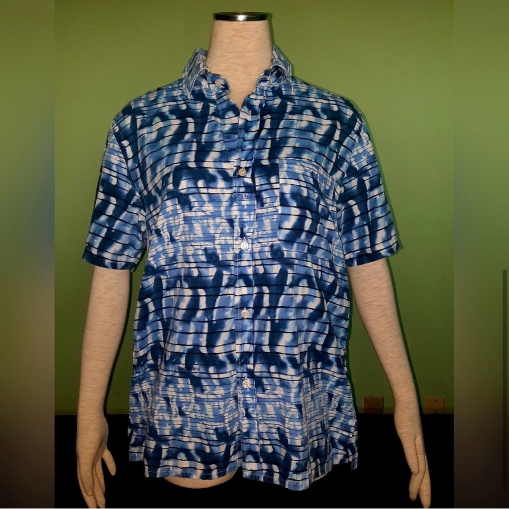 Vintage iceberg jean button up shirt